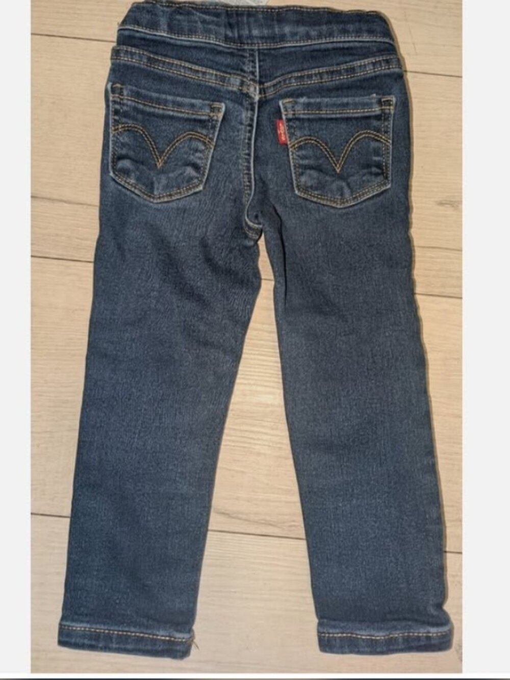 Levi's Blue Stretch Denim Pull On Jeggings Baby Girls Size 2T